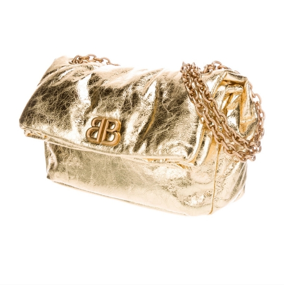 BALENCIAGA Small Gold Monaco Chain Bag - Picture 4 of 13